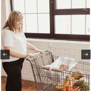 BINXY baby shopping cart hammock- Buffalo Check sold out on website